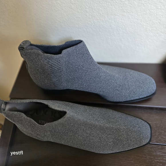 Vivaia Square-Toe Water-Repellent Ankle Boots Ryan Pro in Rich Gray 42 US 10.5 - Picture 5 of 8